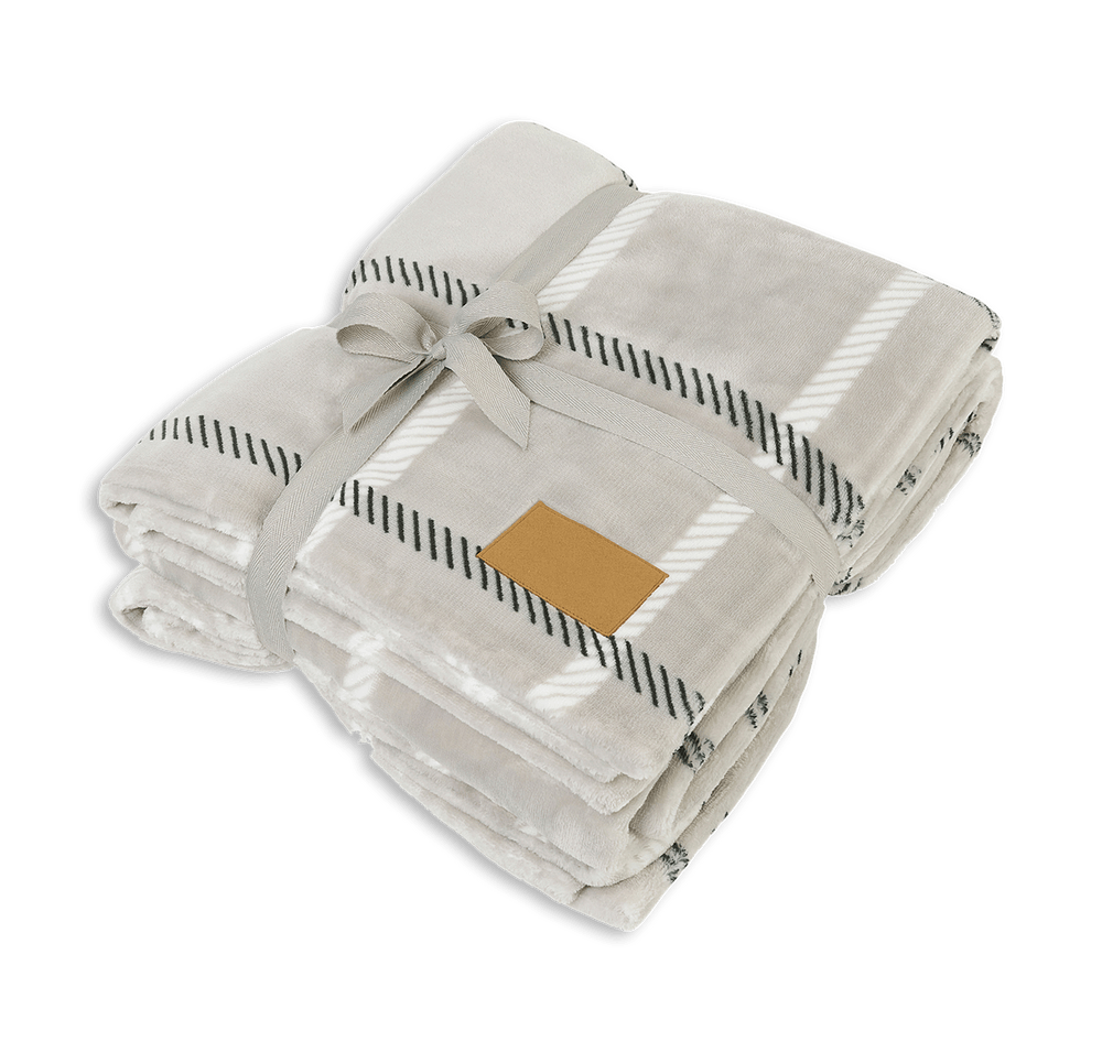 Laser Engraved Elegant Lodge Throw Blanket-default