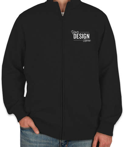 Sport-Tek Premium Full Zip Sweatshirt - Black