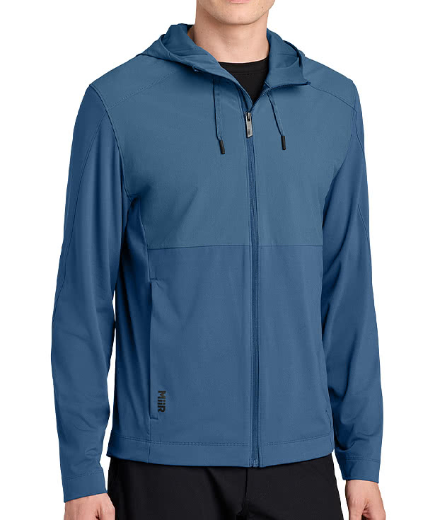 MiiR Kivu Hybrid Full Zip Hooded Jacket
