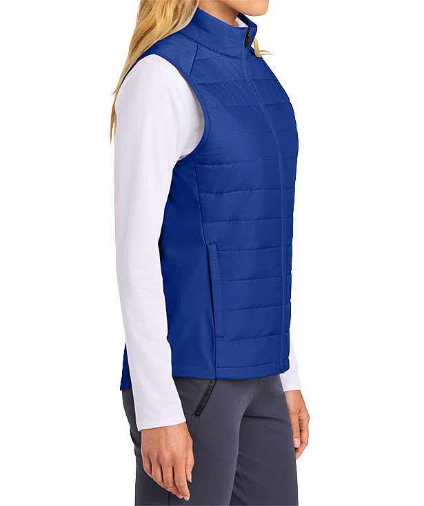 Sport-Tek Women's Movement Hybrid Soft Shell Vest