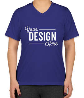 Canada - Team 365 Women's Zone V-Neck Performance Shirt - Color: Sport Royal