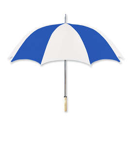 48" Arc Multi-Tone Golf Umbrella - Color: White / Blue
