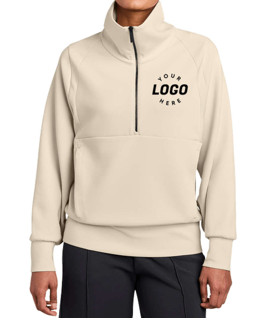 MiiR Women’s Kumo Midweight Quarter Zip Pullover in Alabaster