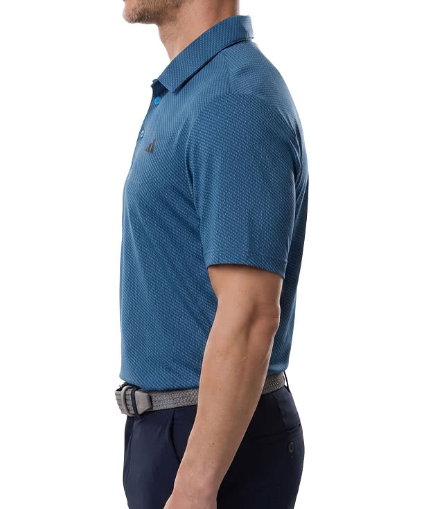 Adidas Textured Recycled Performance Polo