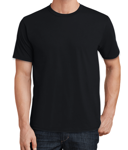 Port & Company Fan Favorite T-shirt in Jet Black