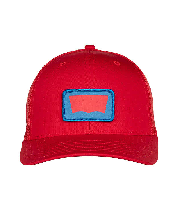 Richardson Snapback Trucker Hat - Rectangle Patch  - Sublimated