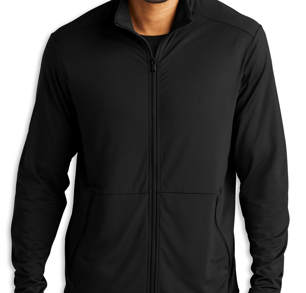 Port Authority Accord Stretch Performance Full Zip Sweatshirt-default