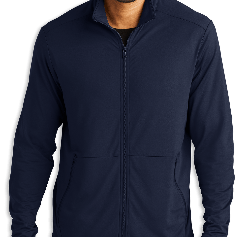 Port Authority Accord Stretch Performance Full Zip Sweatshirt-default