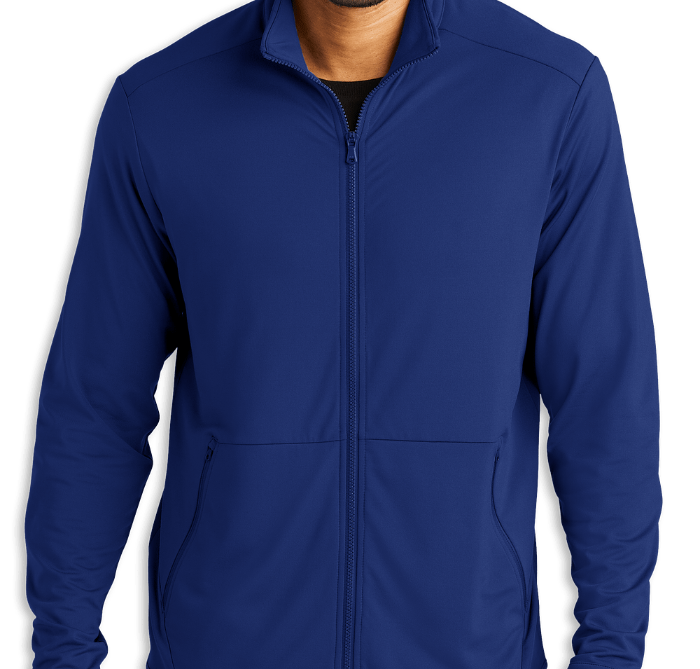 Port Authority Accord Stretch Performance Full Zip Sweatshirt-default