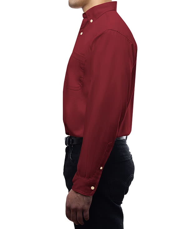 Blue Generation Superblend Poplin Long Sleeve Dress Shirt - Embroidered