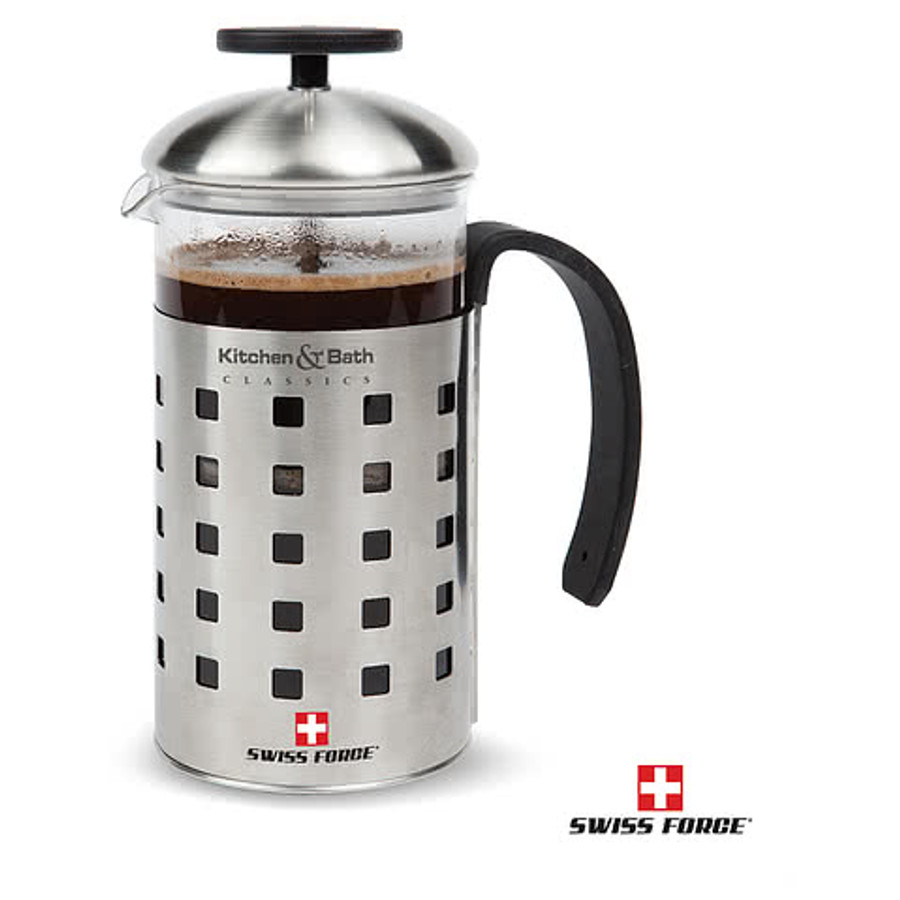 20 oz. Swiss Force Coffee Press in Stainless Steel