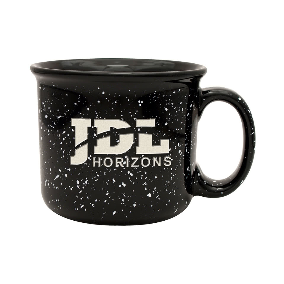 Laser Engraved 14 oz. Ceramic Camper Mug