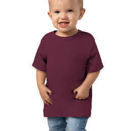 Bella + Canvas Toddler Jersey Short-Sleeve T-shirt - Color: Maroon