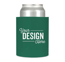 Foam Can Cooler - Color: Forest Green