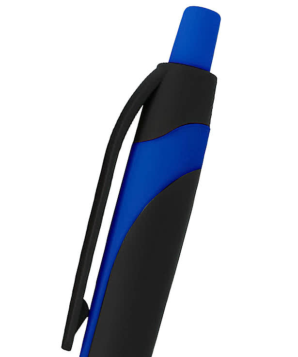 Two-Tone Sleek Write Rubberized Ballpoint Pen (black ink)