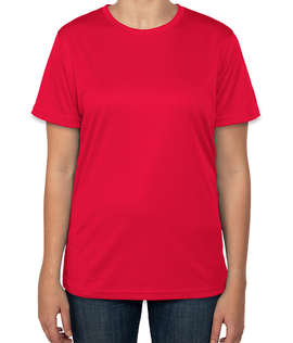 Clique by Cutter & Buck Women's Spin Eco UPF 50 Performance Shirt - Color: Red
