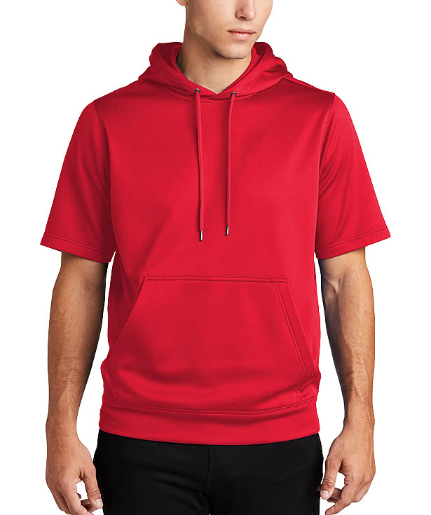 Sport-Tek Sport-Wick Short Sleeve Hooded Performance Shirt