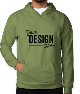Royal Apparel USA-Made Organic Pullover Hoodie - Color: Moss