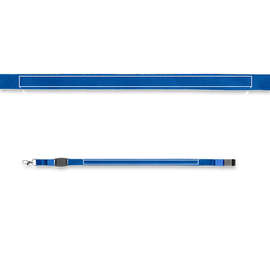 Flat Panel Lanyard with Lobster Clip - Color: Royal