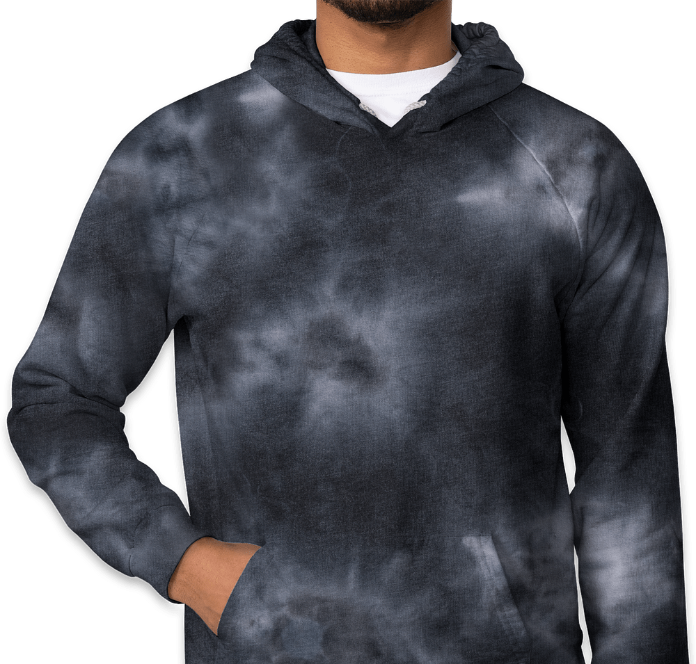 Royal Apparel USA-Made Cloud Tie-Dye Pullover Hoodie-default