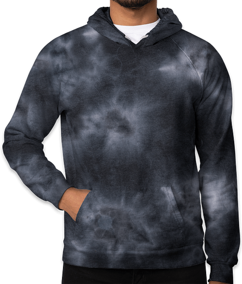 custom made tie dye hoodies