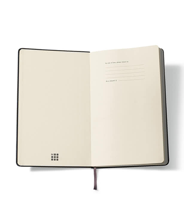 Moleskine Hard Cover Plain Pocket Notebook