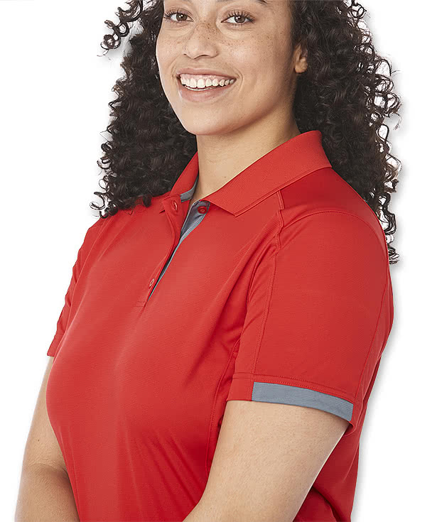Elevate Women's Kiso Textured Knit Performance Polo