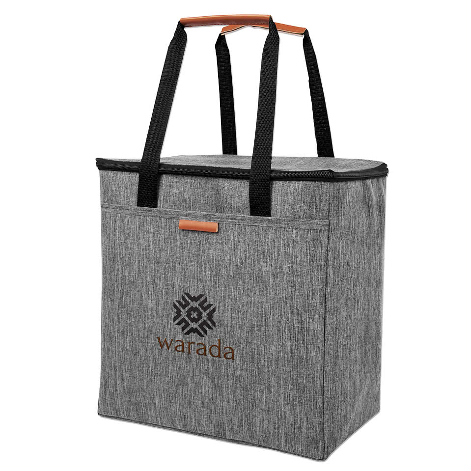 Huntington Heathered 24 Can Cooler Tote Bag