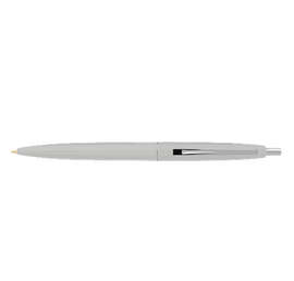Clic Silver Trim Ballpoint Pen (black ink) - Color: Metallic Silver