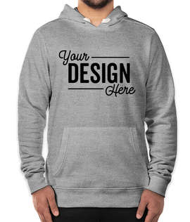 District Re-Fleece Pullover Hoodie - Color: Light Heather Grey
