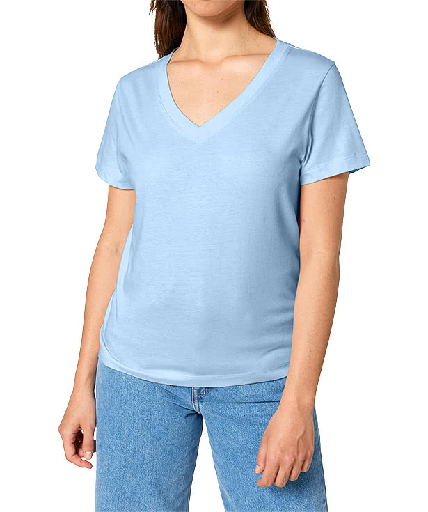 Stanley/Stella Women's Stella Isla Organic Cotton V-Neck T-shirt