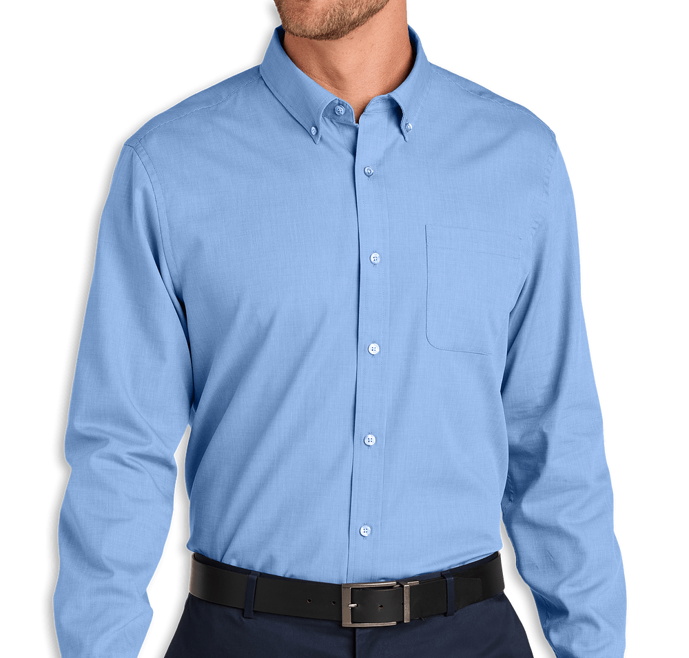 Port Authority Easy Care Long Sleeve Nailhead Dress Shirt-default