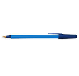 BIC Antimicrobial Round Stic Pen (black ink) - Color: Blue / Navy