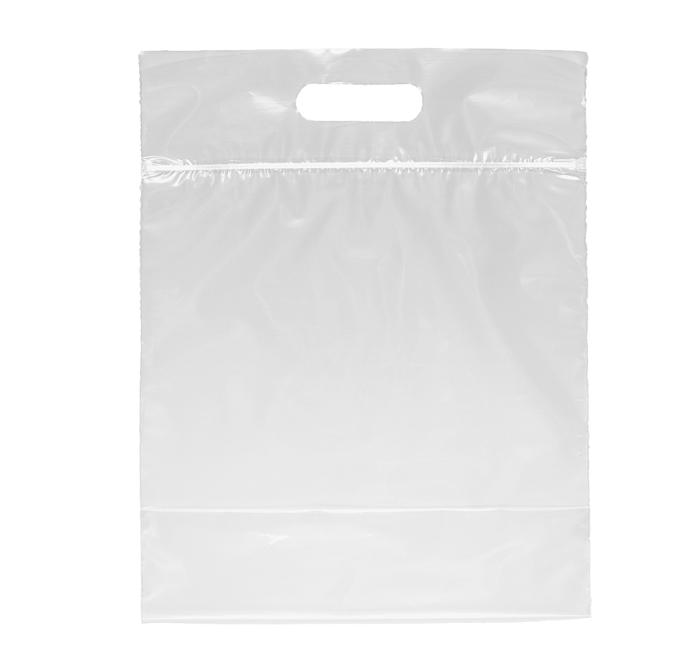 Full Color Zip-Close Plastic Handle Bag-default