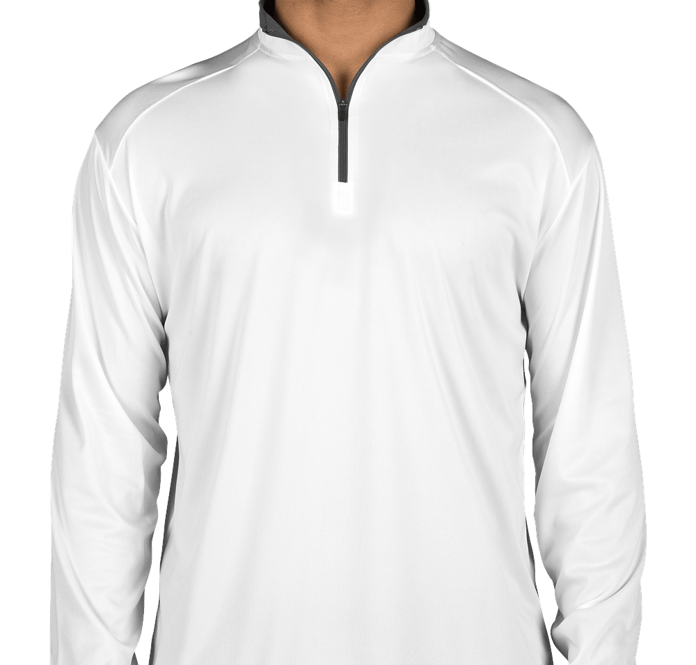 Badger Contrast Quarter Zip Performance Shirt-default