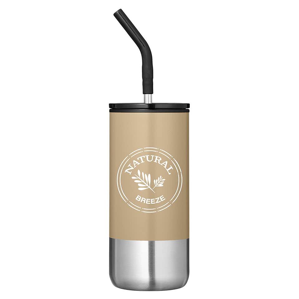 Laser Engraved 16 oz. Summit Insulated Tumbler with Straw