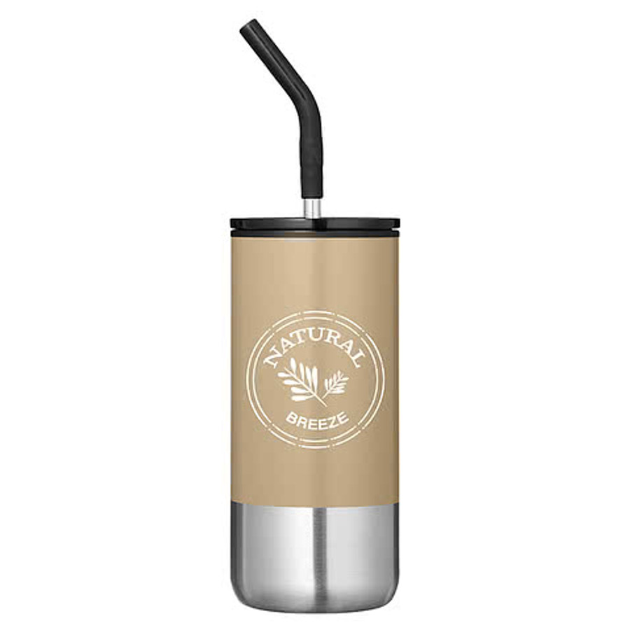 Laser Engraved 16 oz. Summit Insulated Tumbler with Straw
