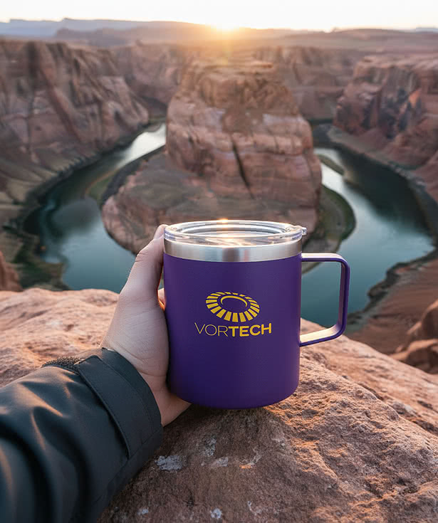 12 oz. Insulated Stainless Steel Coffee Mug
