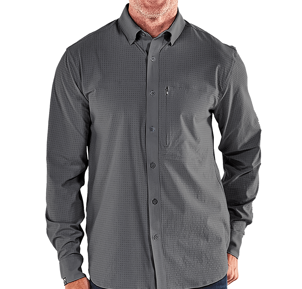 Storm Creek Naturalist Recycled Long Sleeve Woven Shirt - Printed-default