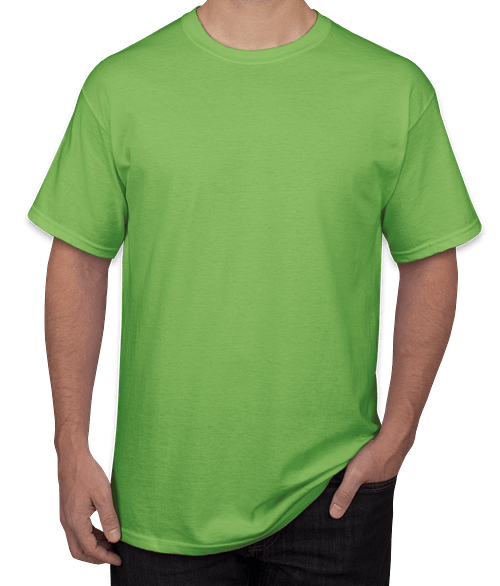 Port & Company Core Cotton T-shirt in Lime