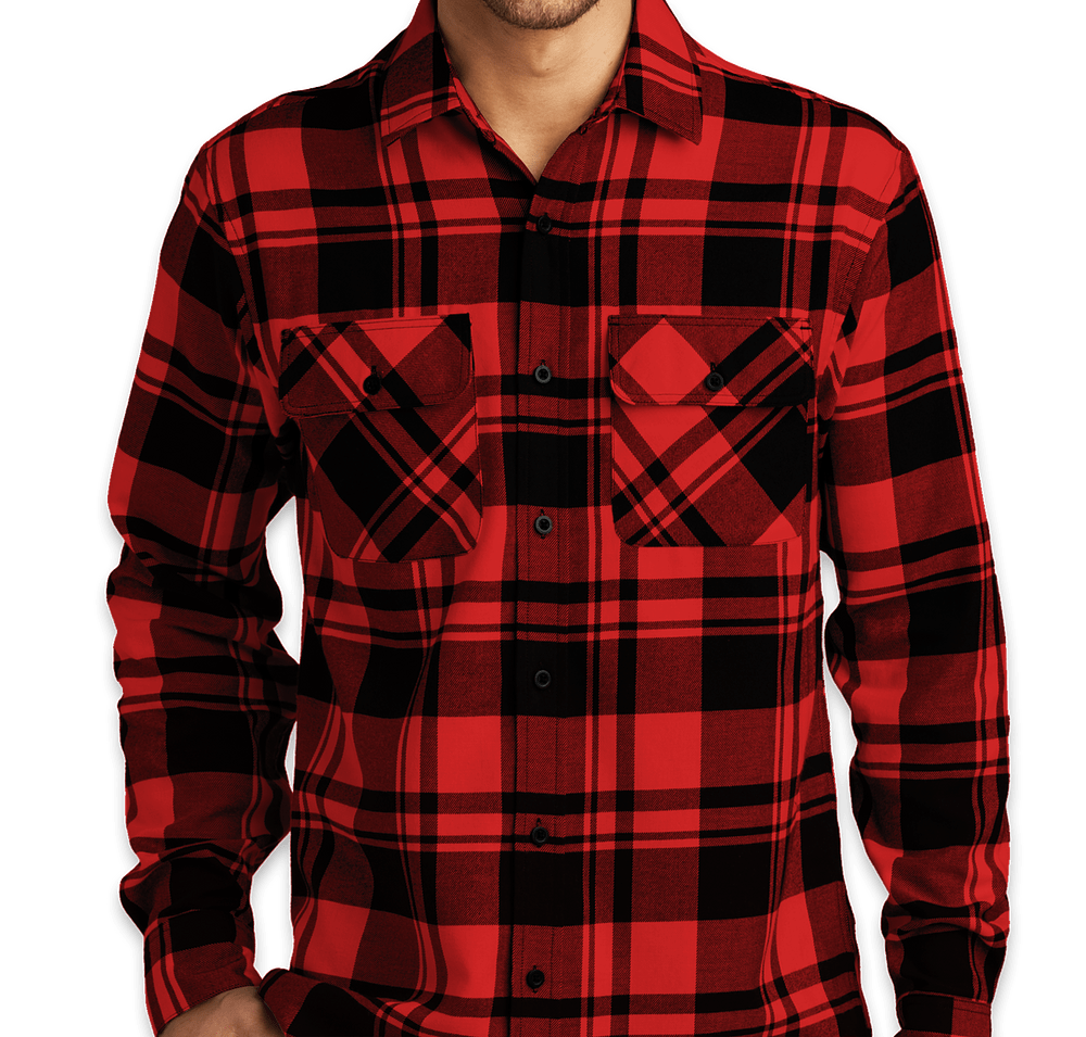 Port Authority Plaid Flannel Shirt-default