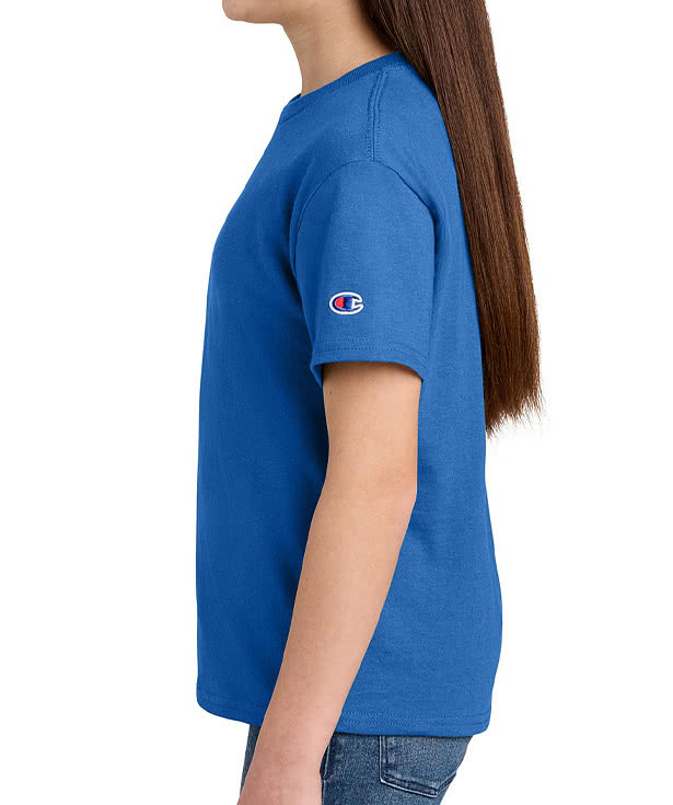 Champion Youth Midweight Crewneck Jersey T-shirt