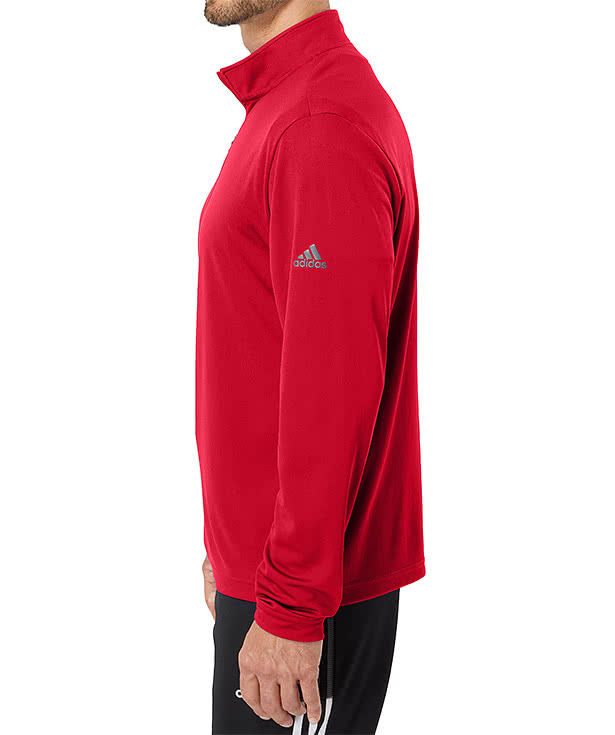 Adidas Recycled Lightweight Quarter Zip Sweatshirt - Embroidered
