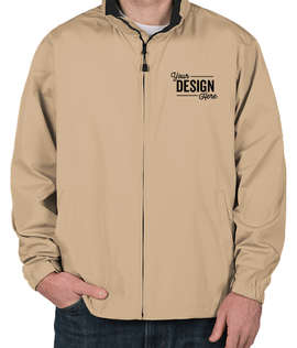 North End Full Zip Hooded Jacket - Color: Putty / Black