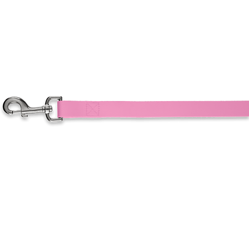 Full Color 5 ft. Premium Pet Leash, 1" Wide in Charity Pink