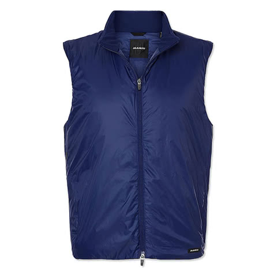 Jaanuu Phantom Recycled Insulated Scrub Vest - Embroidered in Black