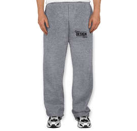 Jerzees Open Bottom Sweatpants - Color: Athletic Heather