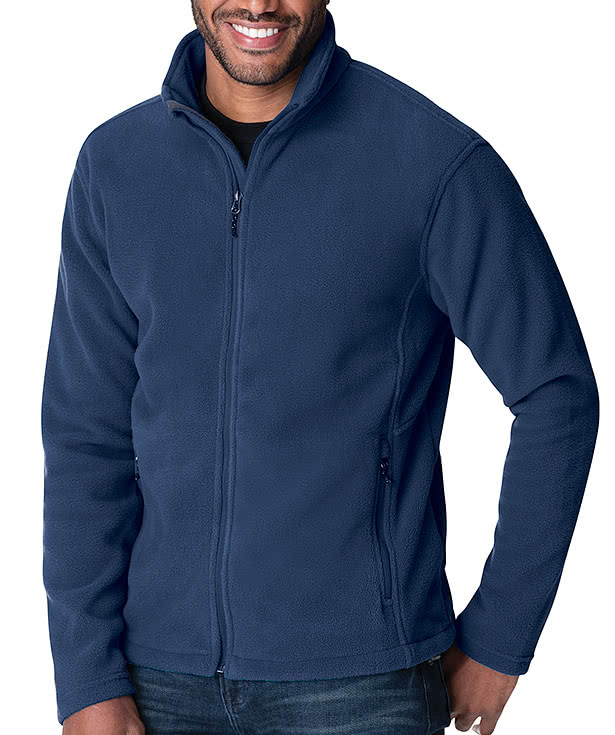 Port Authority Value Fleece Jacket - Faux Leather Patch