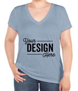 Alternative Apparel Women's Slinky Jersey V-Neck T-shirt