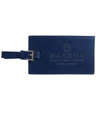 Debossed Whitney Leather Luggage Tag